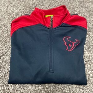 NFL Red and Navy Team Apparel Pullover